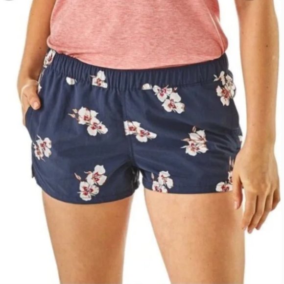 Patagonia Pants - Patagonia Barely Baggie Floral Nylon Shorts - Sz S